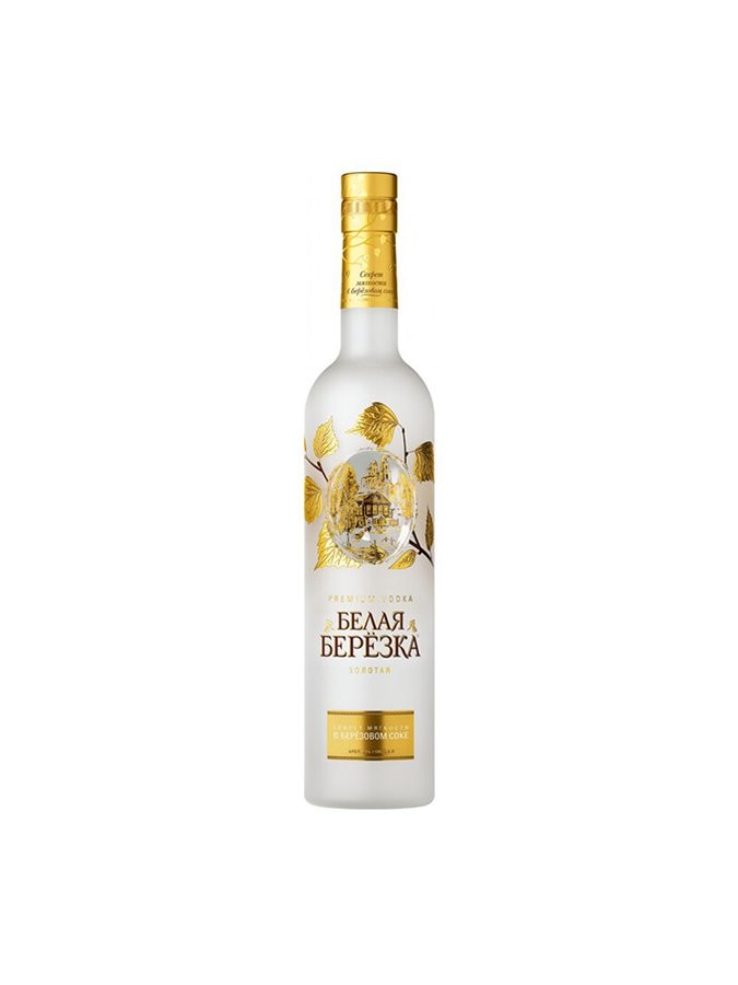 Белая Березка プレミアム ロシア ウォッカ 1000ml 40% Belaya Berezka Gold - Vodka Lab