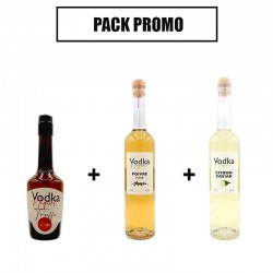 Vodkas NIQUET (MORGAN VS) - Pack Truffe / Poivre Fumé / Citron Caviar